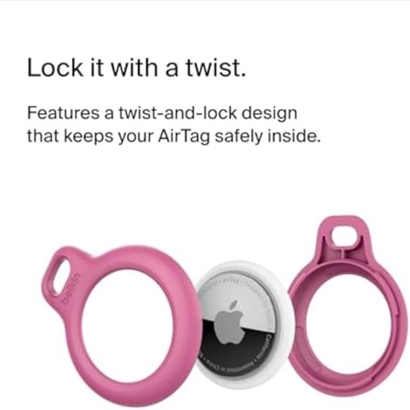 Belkin Apple AirTag Secure Holder with Key Ring - Picture 2 of 5